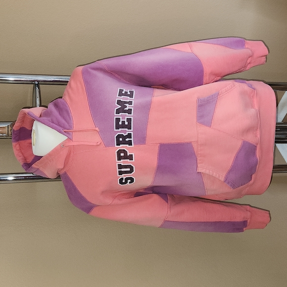 Supreme Other - Authentic SUPREME Patchwork Hoodie Sz M